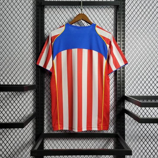 2004/2005 Retro Atletico Madrid Home Football Shirt