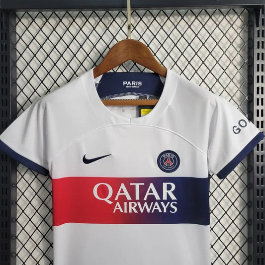 2023/2024 Psg Paris Saint-Germain Away Football Shirt Kids Size