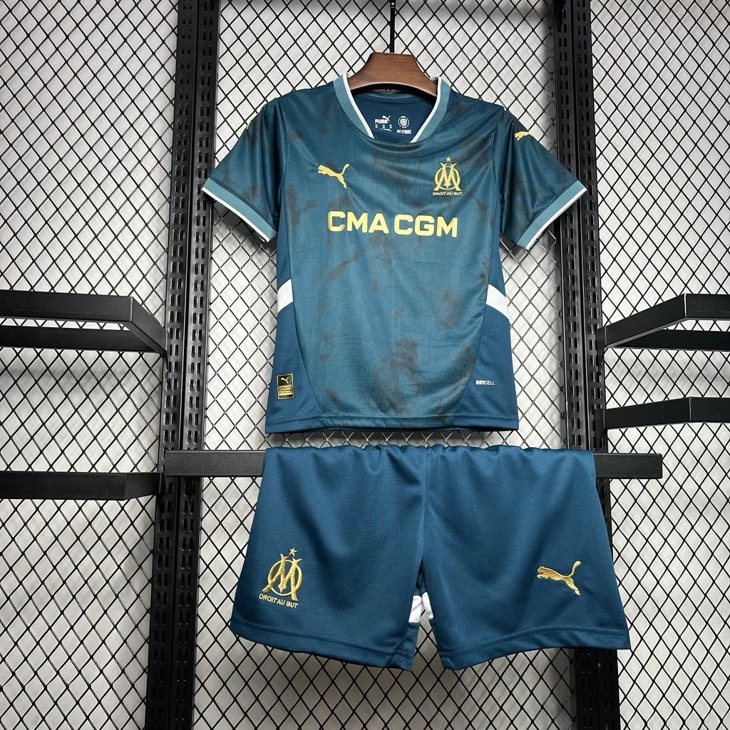 2024/2025 Olympique de Marseille Away Football Shirt Kids Size