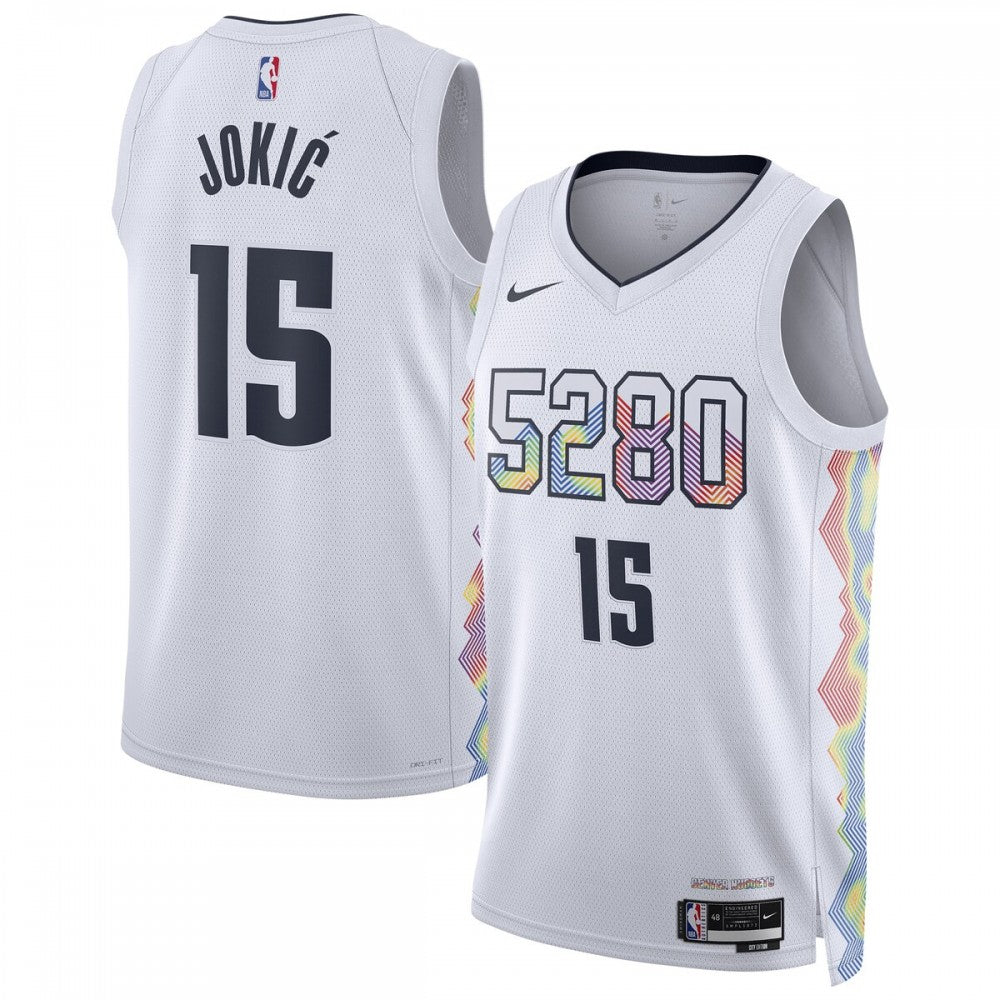 Denver Nuggets Nike Unisex 2024/25 Custom Swingman Jersey - City Edition - White