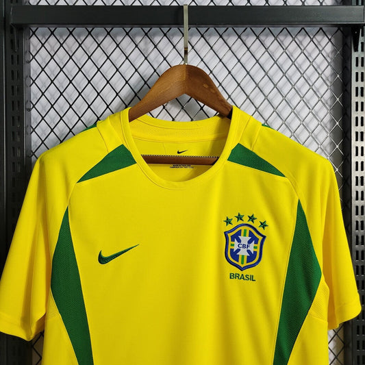 2002 Retro Brazil Home Football Shirt