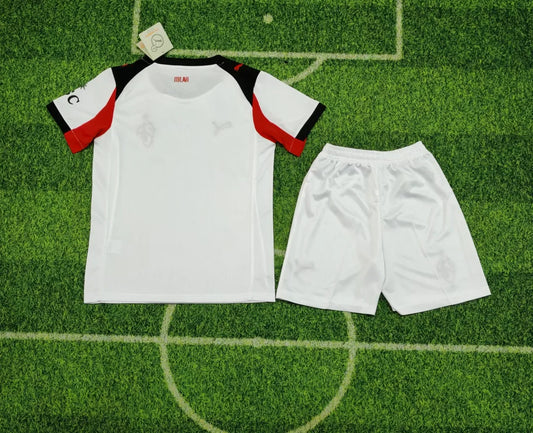 2025/2026 AC Milan Away Football Shirt Kids Size
