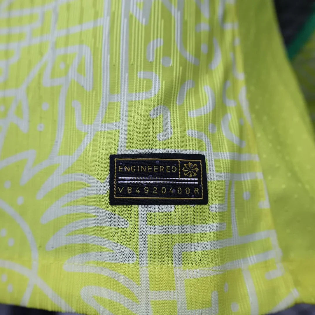 2024 Long Sleeve Player Version Brazil Home Football Shirt