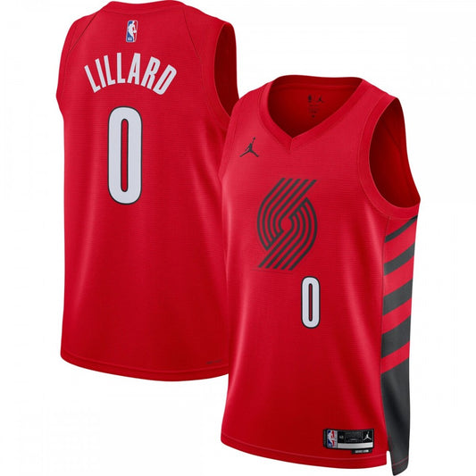 Portland Trail Blazers Jordan Brand Unisex 2022/23 Swingman Custom Jersey - Statement Edition - Red