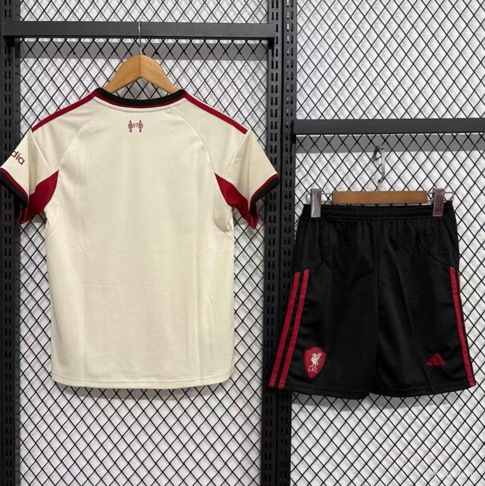 2025/2026 Liverpool Away Football Shirt Kids Size