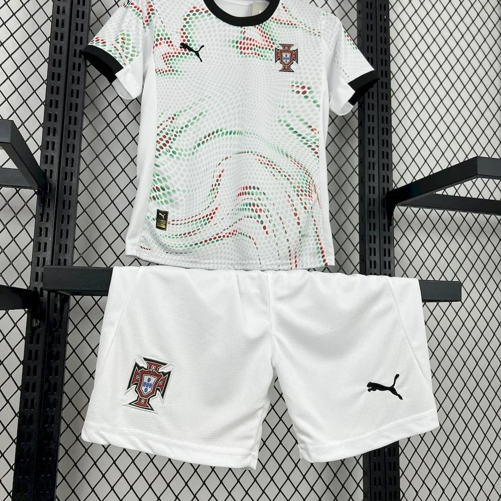 2025 Portugal Away Football Shirt Kids Size
