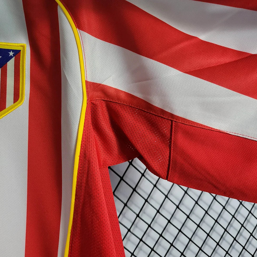 2004/2005 Retro Atletico Madrid Home Football Shirt