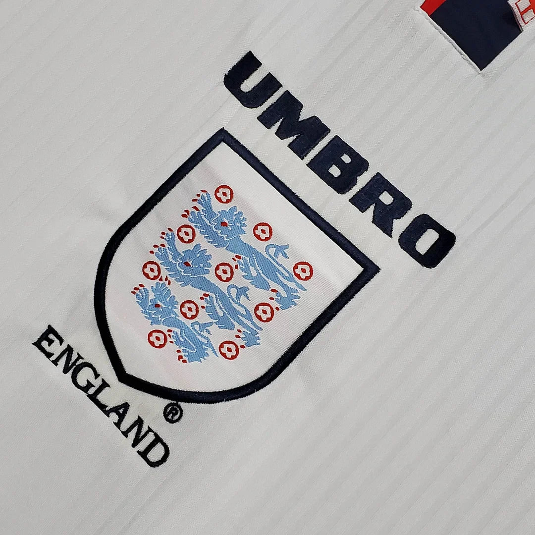 1998 Retro England Home Football Shirt
