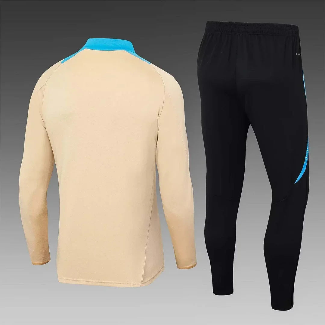 2024 Argentina Half-Pull Khaki Training Suit