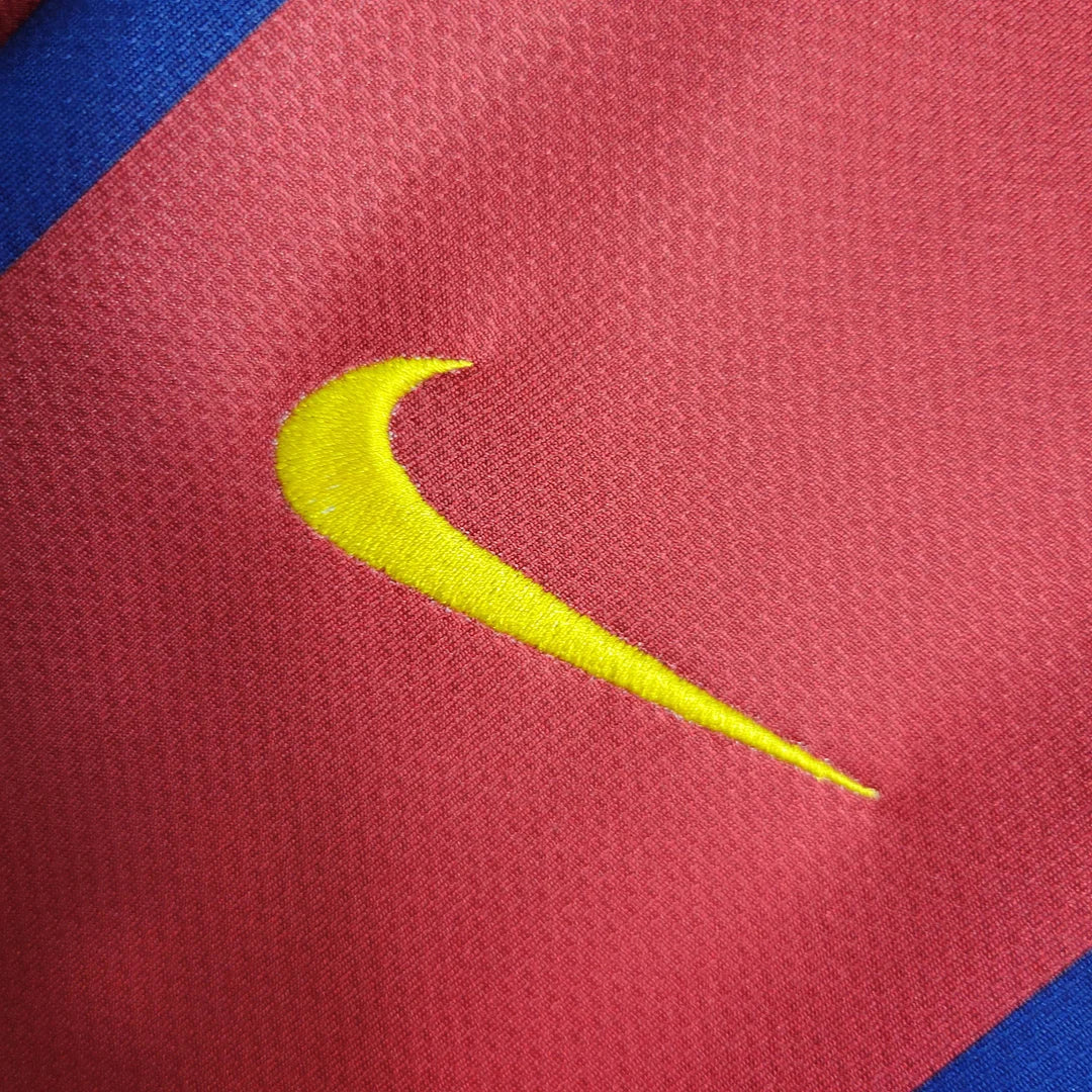 2007/2008 Retro Barcelona Home Football Shirt