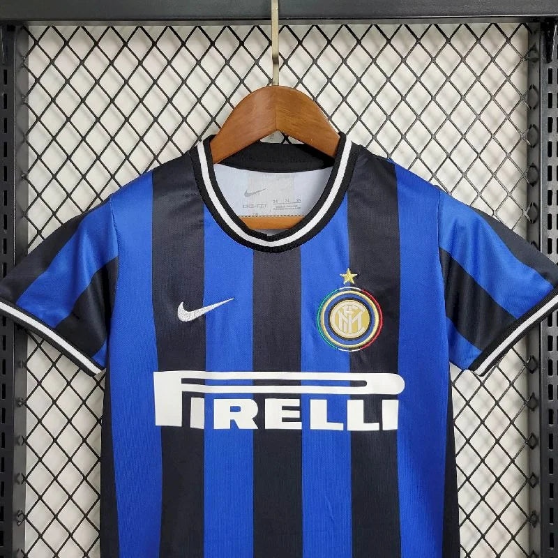 2009/2010 Retro Inter Milan Home Football Shirt Kids Size