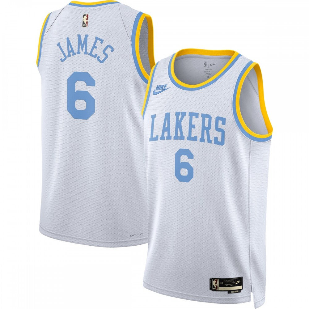 Los Angeles Lakers Nike Unisex 2022/23 Custom Swingman Jersey - Classic Edition - White