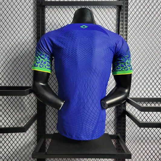 2022 World Cup Brazil Away Football Shirt - Player Version