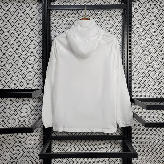 2025/2026 Real Madrid Jacket White Windbreaker