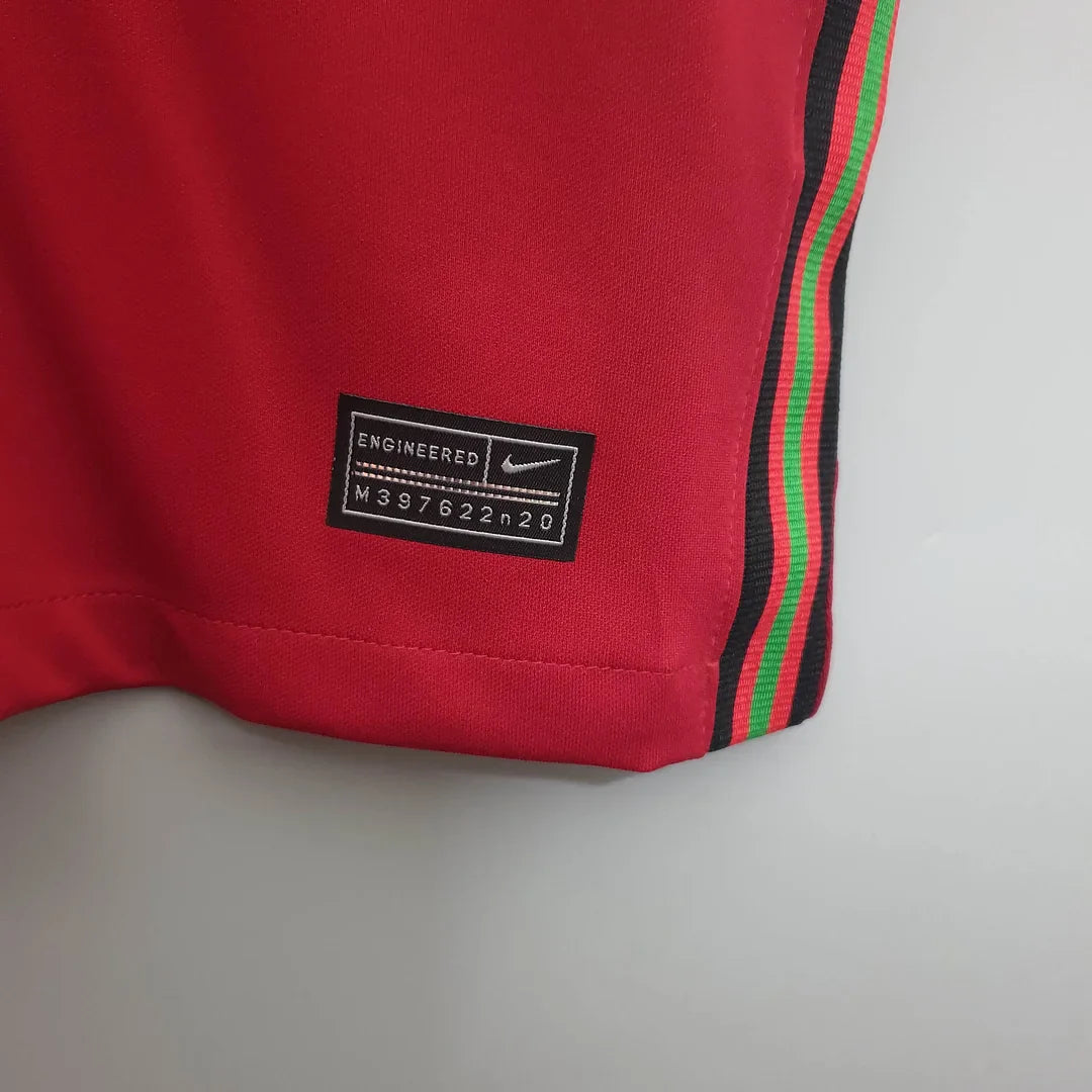 2020 Portugal Red Home Football Shirt