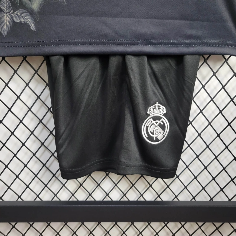 2024/2025 Real Madrid Y-3 Special Edition Black Football Shirt Kids Size