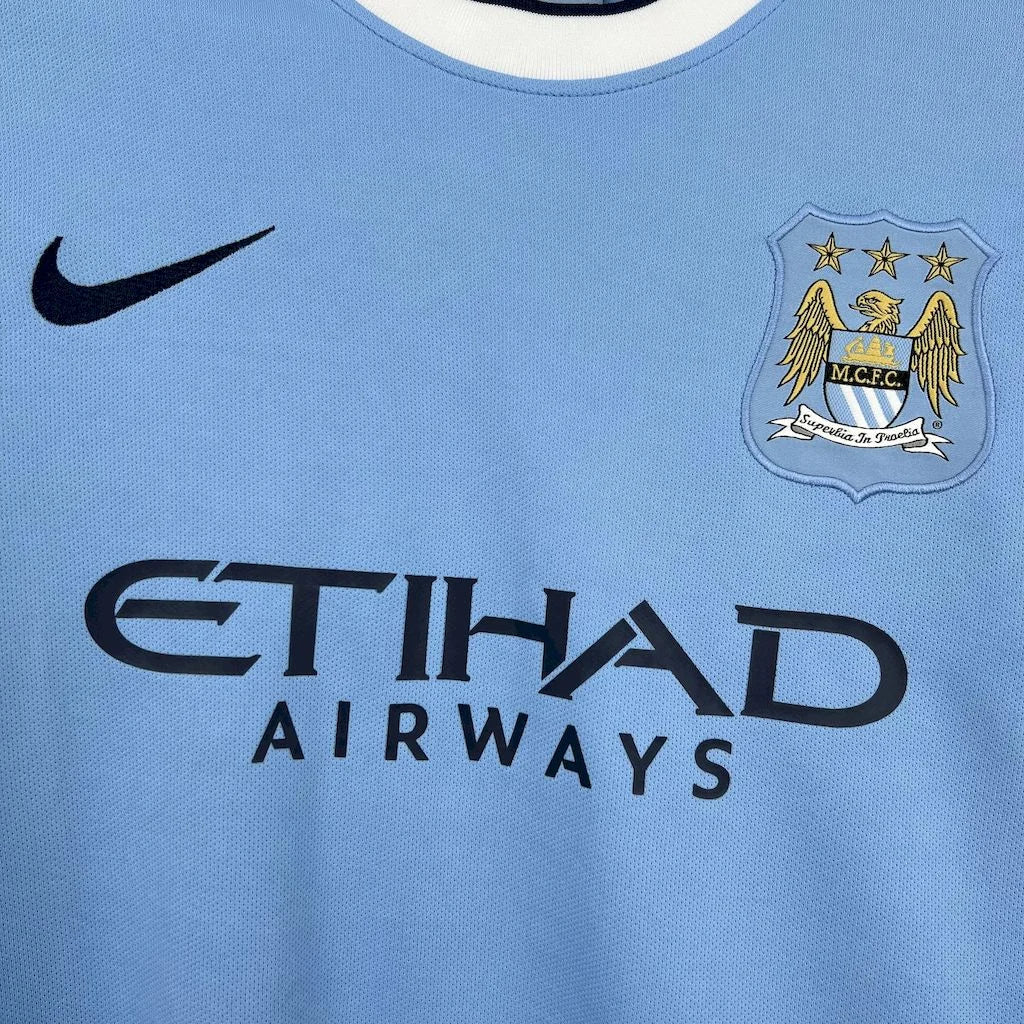 2013/2014 Retro Manchester City Home Football Shirt