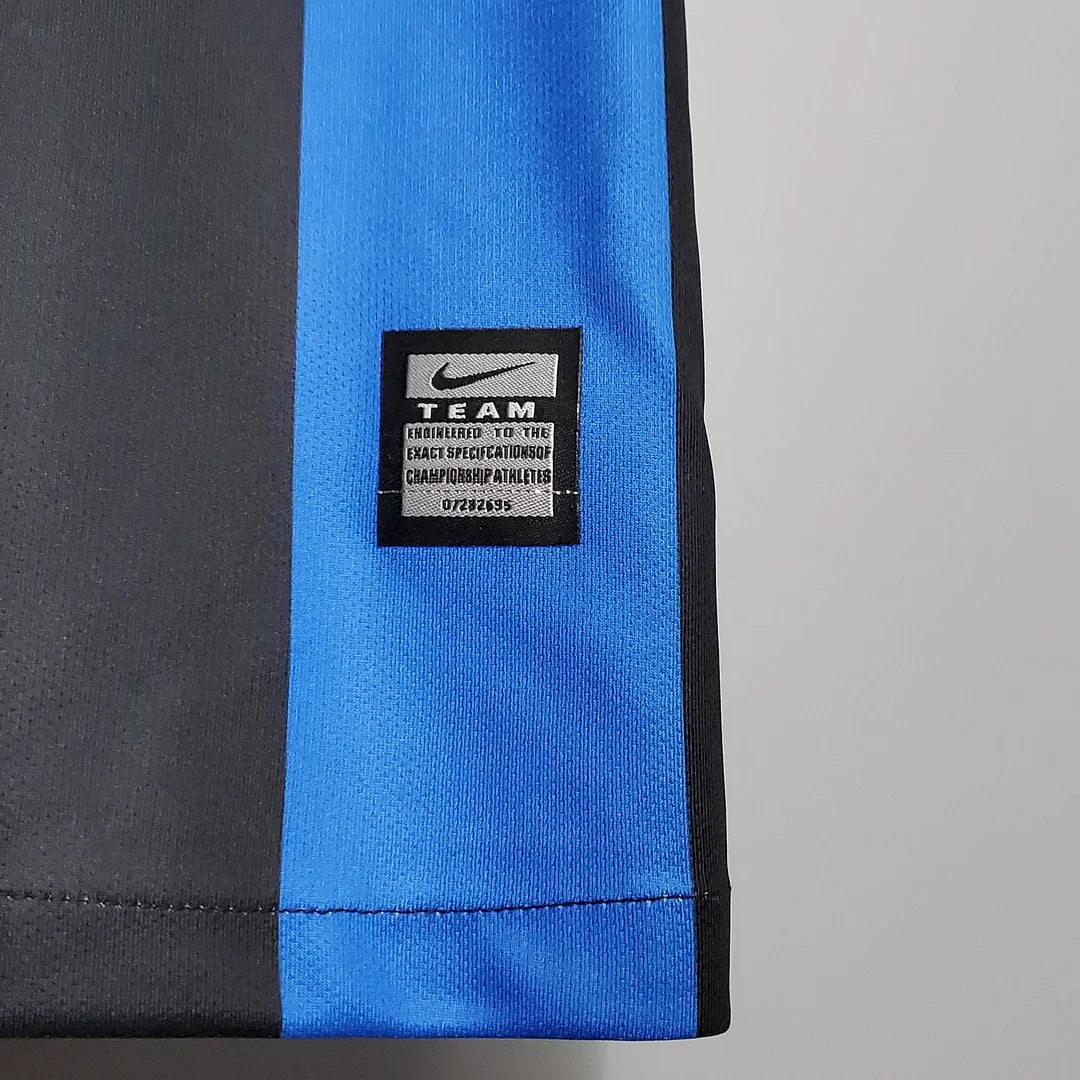 2009/2010 Retro Internazionale Milan Home UEFA Champions League Edition Football Shirt