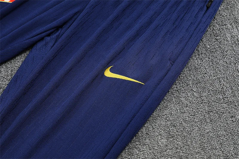 2025/2026 Atletico Madrid Blue Half-Pull Tracksuit