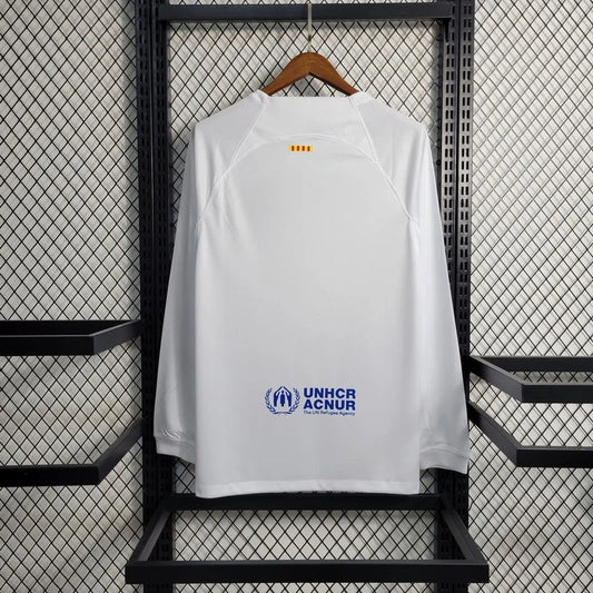 2023/2024 Long Sleeve Barcelona Away Football Shirt