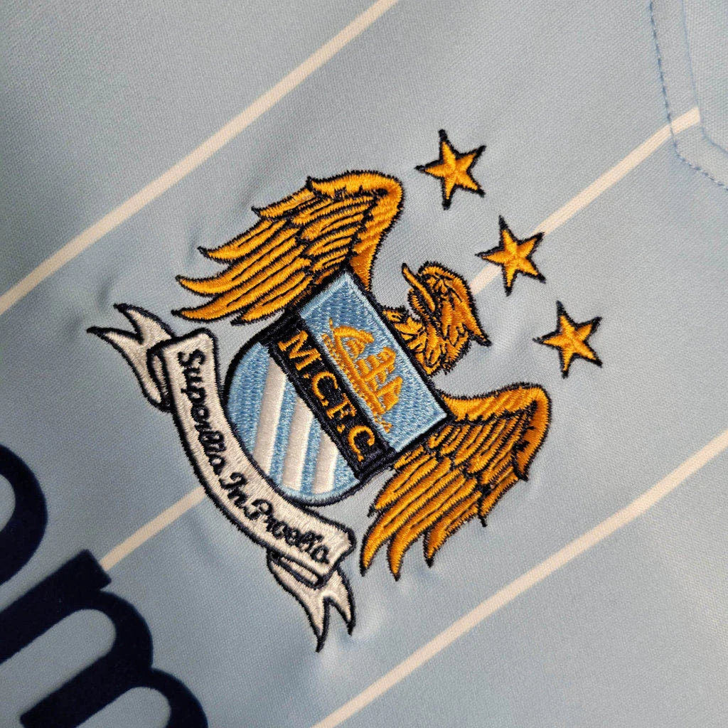 2007/2008 Retro Manchester City Home Football Shirt