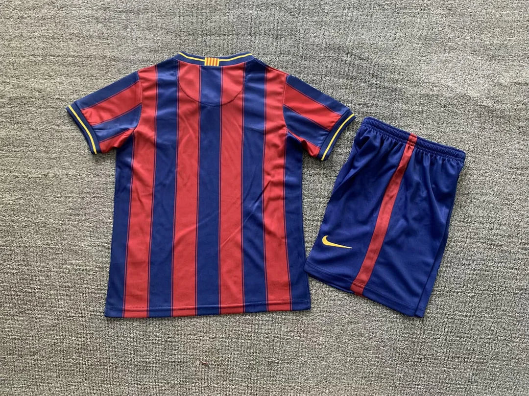 2009/2010 Retro Barcelona Home Football Shirt Kids Size
