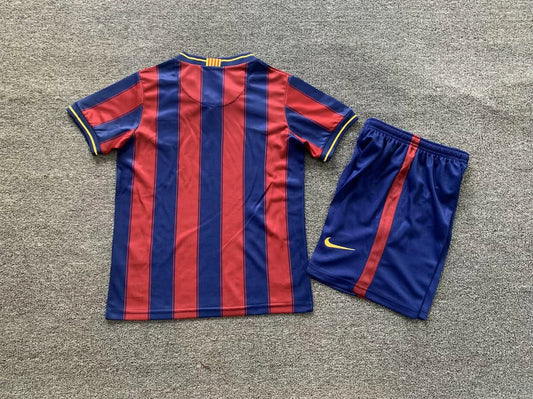 2009/2010 Retro Barcelona Home Football Shirt Kids Size