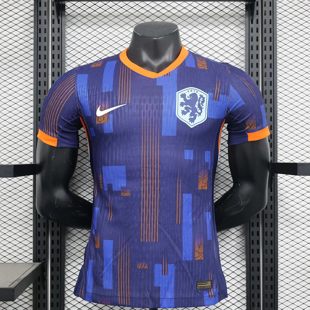 2024 Netherlands National Team Away Football Shirt - Player Version