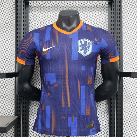 2024 Netherlands National Team Away Football Shirt - Player Version