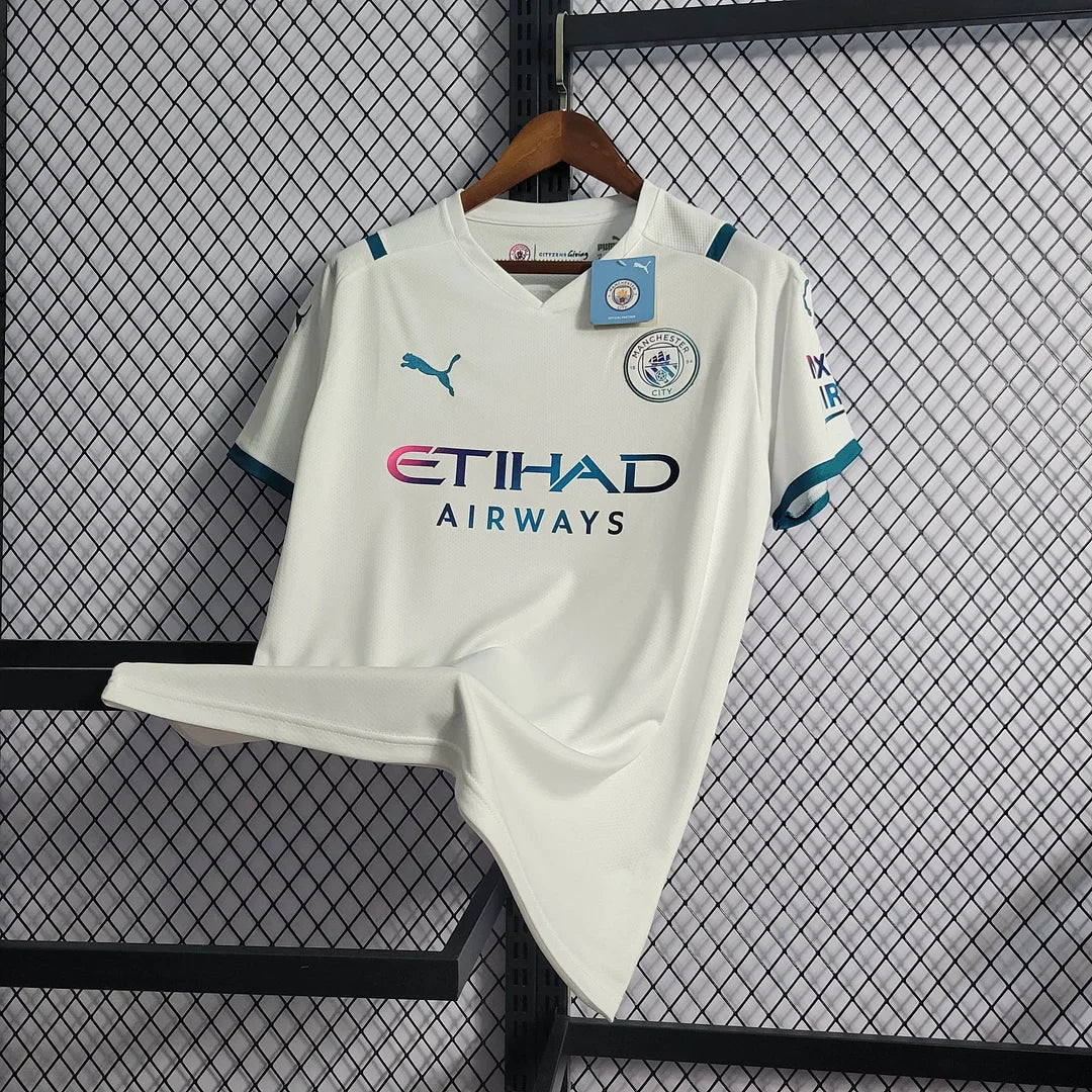2021/2022 Retro Manchester City Football Shirt