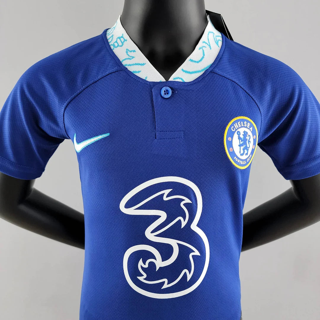 2022/2023 Chelsea Home Football Shirt Kids Size