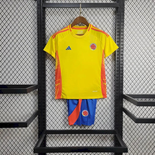 2024 Colombia Home Football Shirt Kids Size