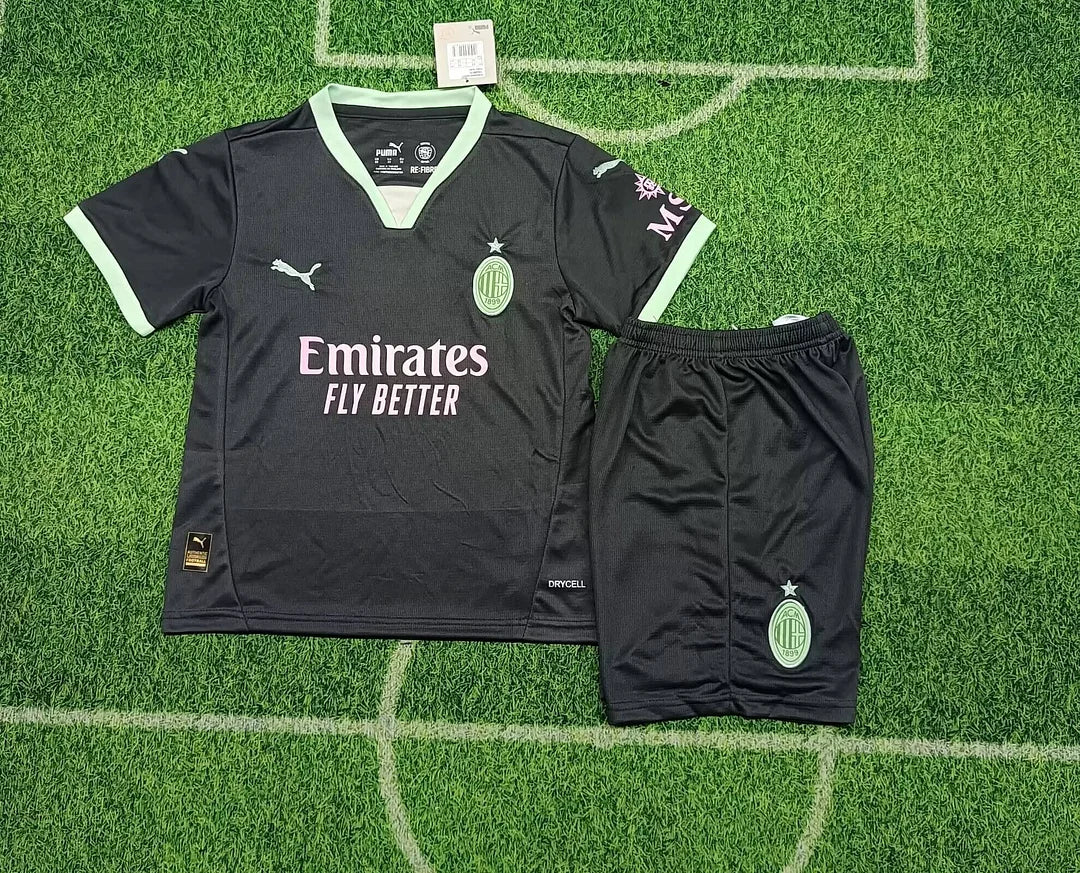 2024/2025 AC Milan Third Away Football Shirt Kids Size