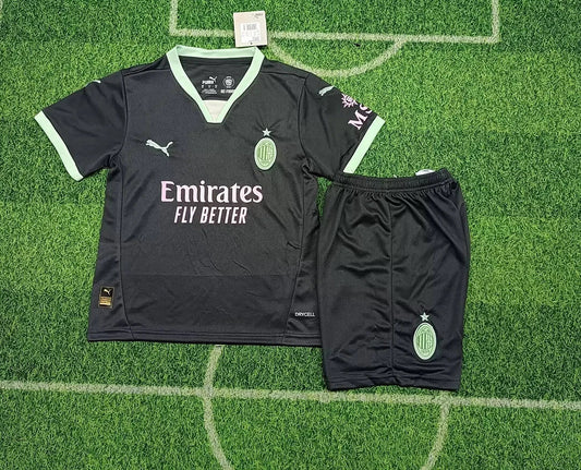 2024/2025 AC Milan Third Away Football Shirt Kids Size