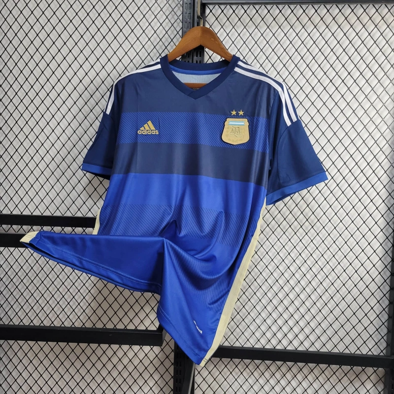2014 Retro Argentina National Team Away Football Shirt
