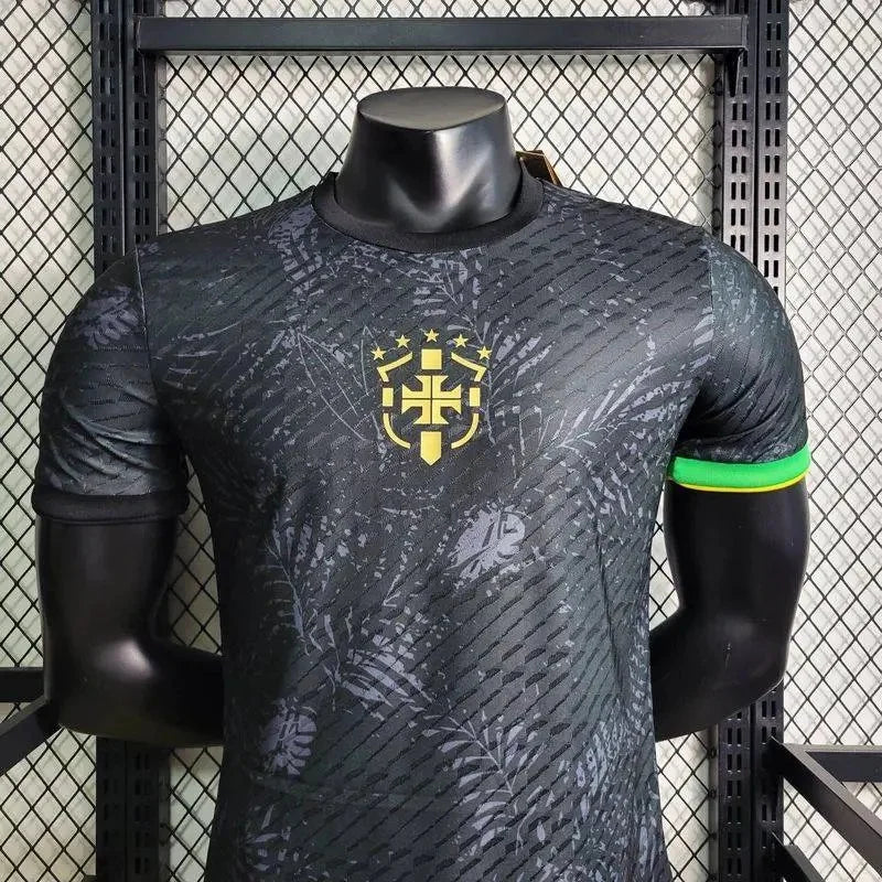 2023 Brazil Special Edition Black Football Shirt - Player Version