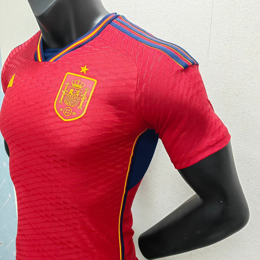 2022 FIFA World Cup Spain Home Football Shirt - Player Version