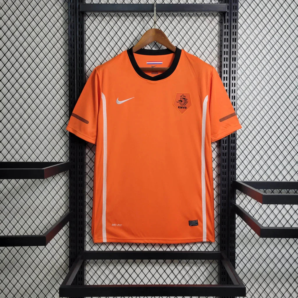 2010 Retro Netherlands Home Football Shirt
