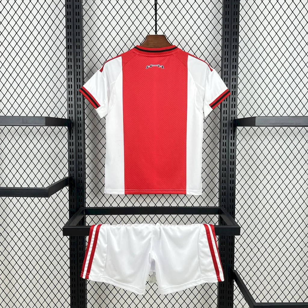 2025/2026 Ajax Home Football Shirt Kids Size