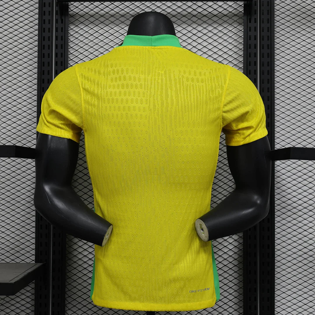 2025 Brazil Home Football Shirt - Player Version