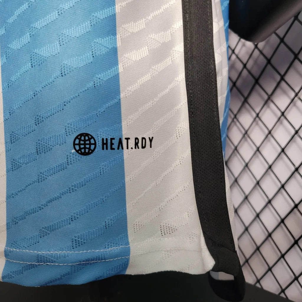 2022 FIFA World Cup Argentina National Team Home Football Shirt - Player Version