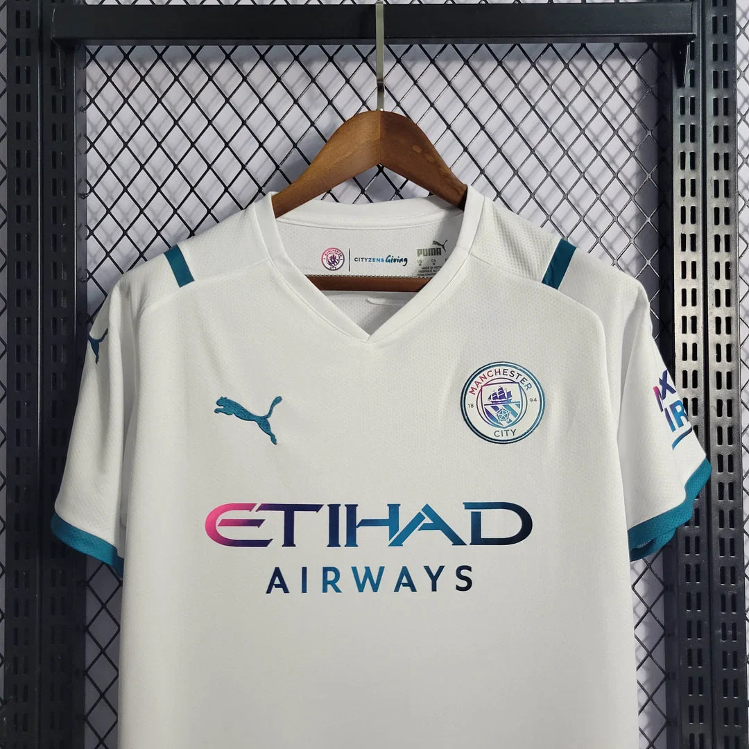 2021/2022 Retro Manchester City Football Shirt