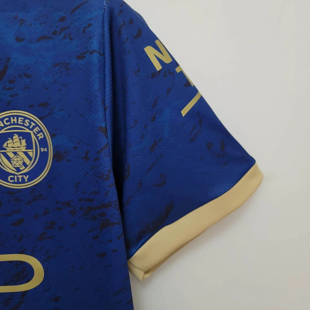2023 Manchester City Chinese New Year Commemorative Edition Blue Football Shirt