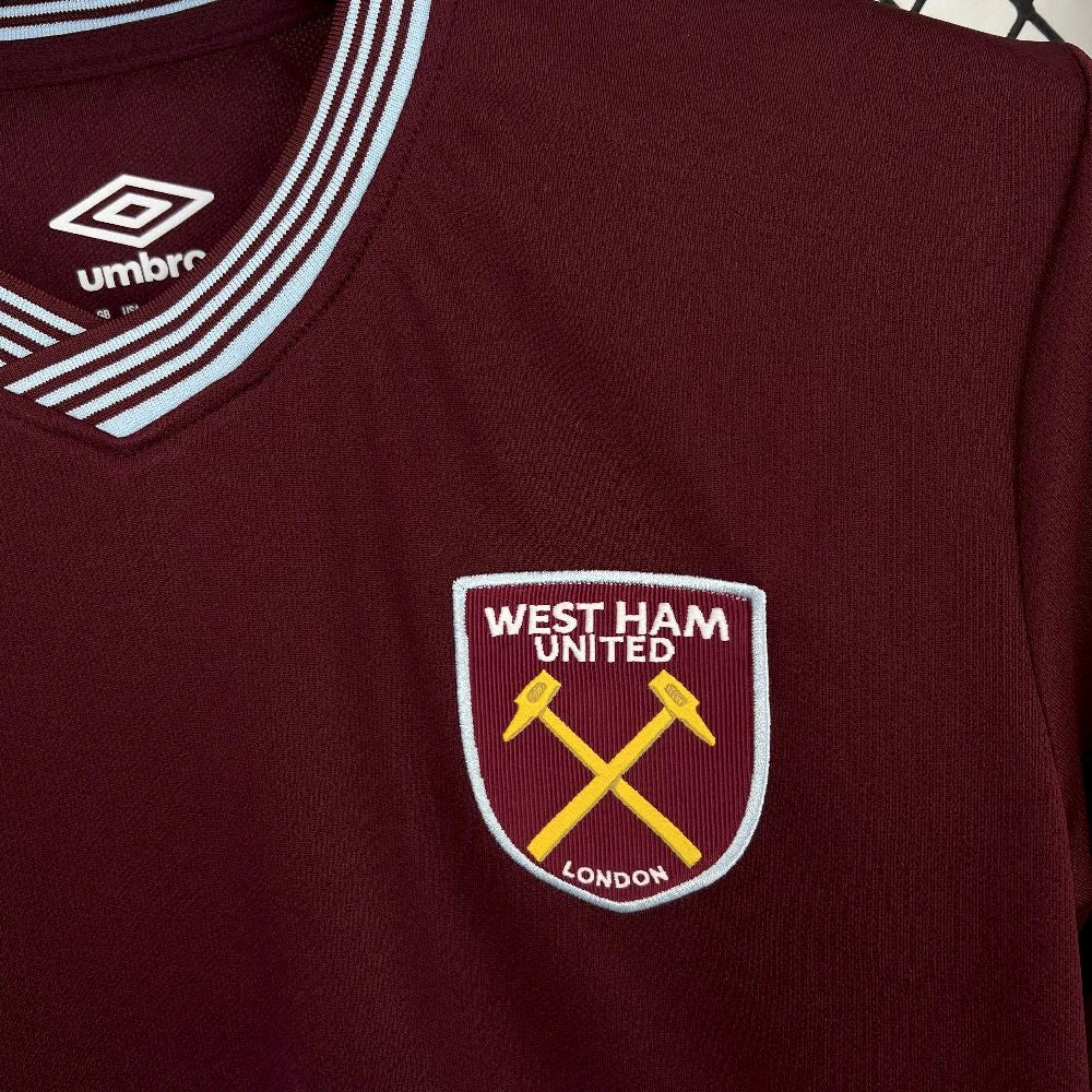 2025/2026 West Ham United Home Football Shirt