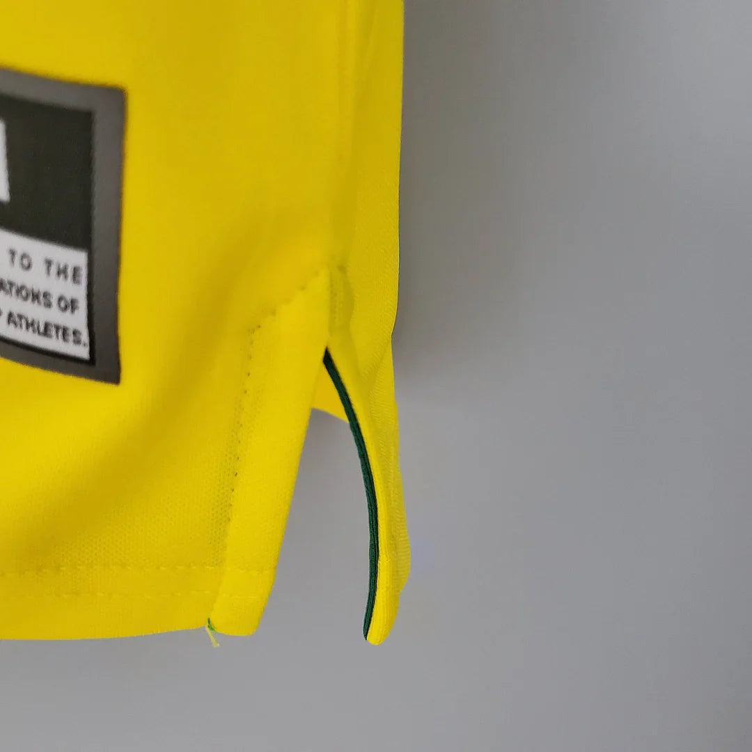 1998 Retro Brazil Home Football Shirt