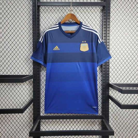 2014 Retro Argentina National Team Away Football Shirt