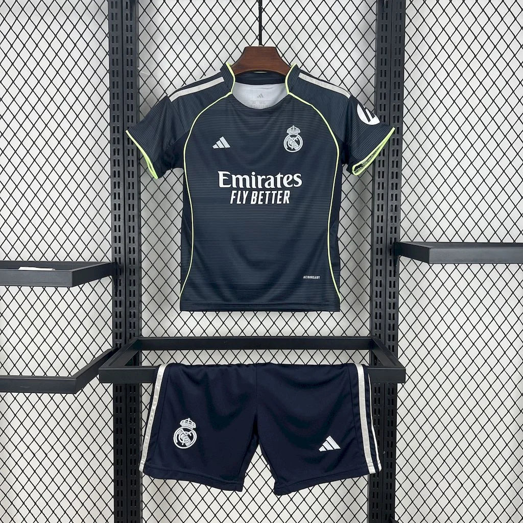 2025/2026 Real Madrid Away Football Shirt Kids Size