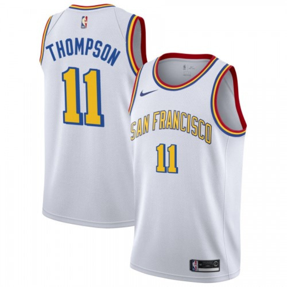 Golden State Warriors Nike Unisex 2019/20 Custom Swingman Jersey - White - Classic Edition
