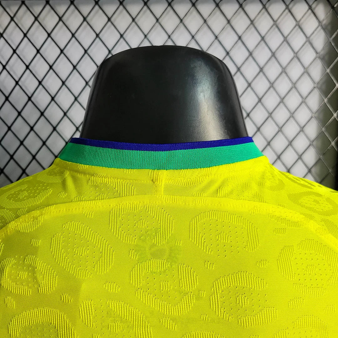 2022 World Cup Brazil Home Football Shirt - Player Version