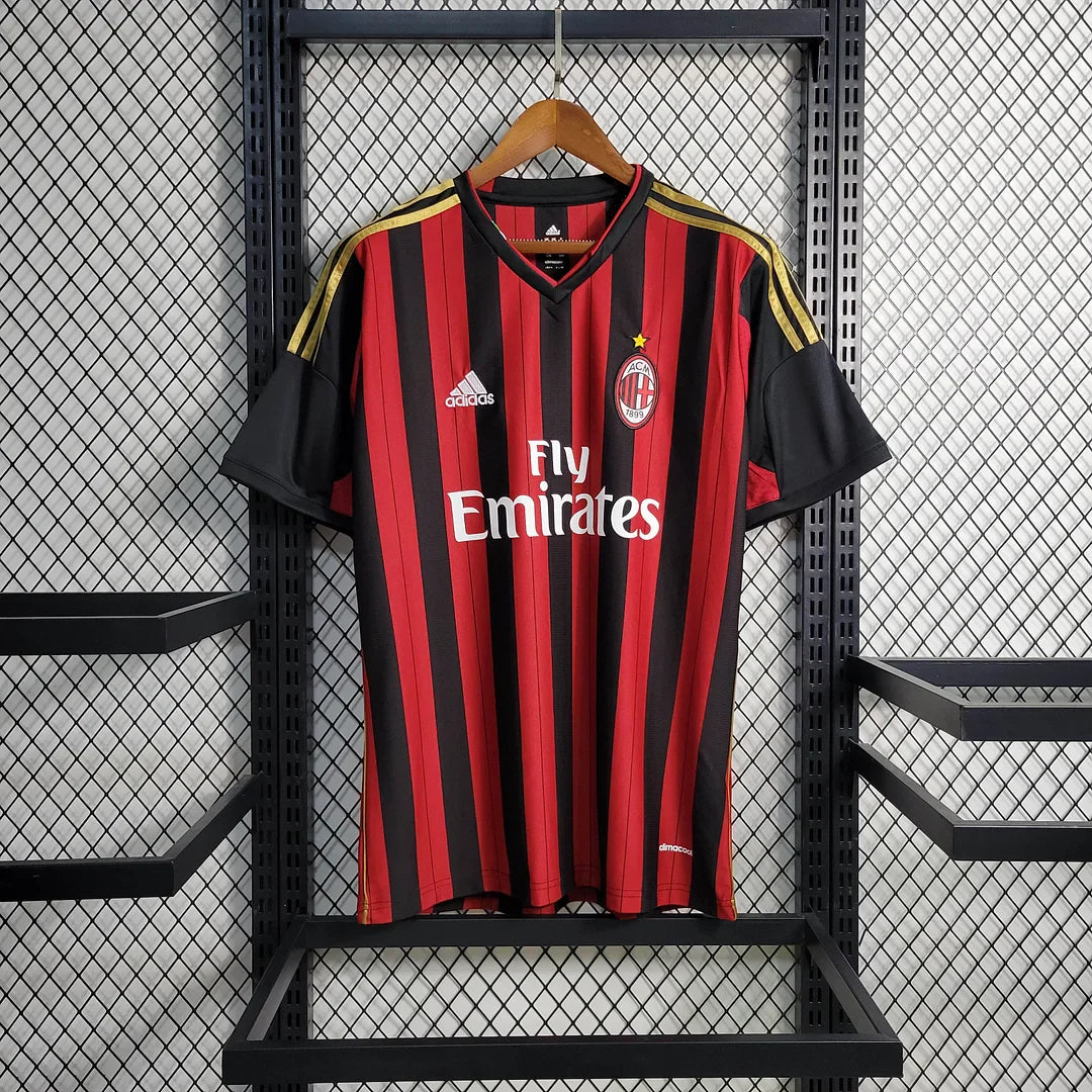 2013/2014 Retro AC Milan Home Football Shirt